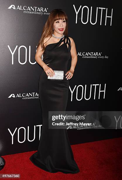 Actress Sumi Jo attends the premiere of Fox Searchlight Pictures' 'Youth' at DGA Theater on November 17, 2015 in Los Angeles, California.