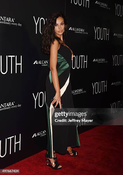 Actress Madalina Diana Ghenea attends the premiere of Fox Searchlight Pictures' 'Youth' at DGA Theater on November 17, 2015 in Los Angeles,...