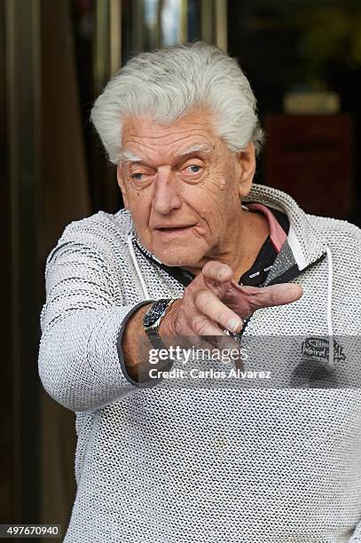 Actor David Prowse attends the "I Am Your Father'" photocall at the Verdi cinema on November 18, 2015 in Madrid, Spain.