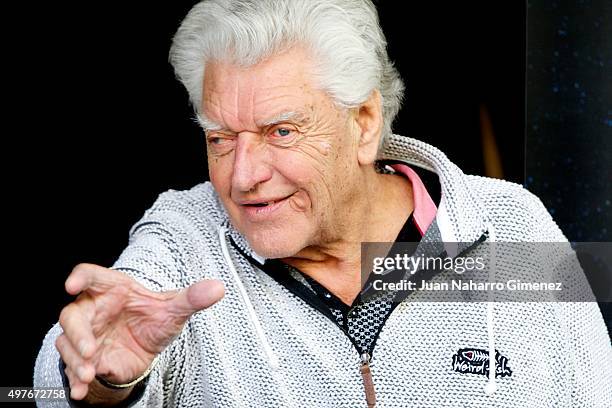 David Prowse attends 'I Am Your Father' photocall at Verdi Cinema on November 18, 2015 in Madrid, Spain.