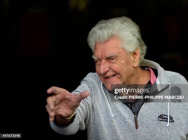 English actor David Prowse poses during the photocall for the presentation of Spanish directors Marcos Cabota and Toni Bestard's film "I Am Your...