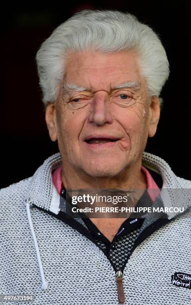 English actor David Prowse poses during the photocall for the presentation of Spanish directors Marcos Cabota and Toni Bestard's film "I Am Your...