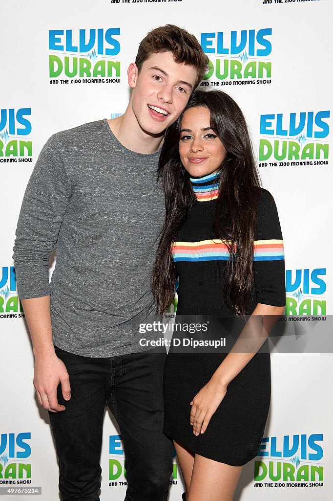 Shawn Mendes And Camila Cabello Visit "The Elvis Duran Z100 Morning Show"