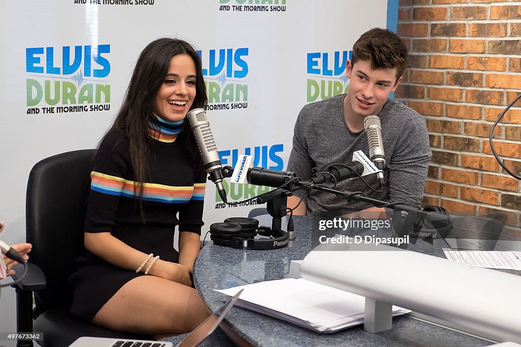 Shawn Mendes And Camila Cabello Visit "The Elvis Duran Z100 Morning Show"