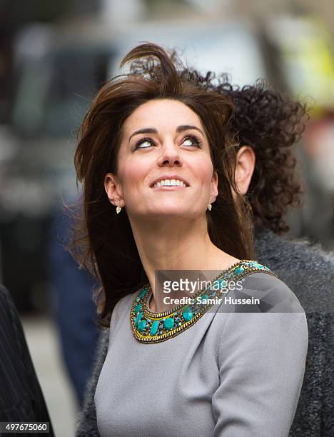 Catherine, Duchess of Cambridge attends Place2Be Headteacher Conference at Bank of America Merrill Lynch on November 18, 2015 in London, England.