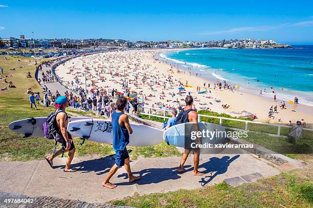 bondi beach - bondi beach 個照片及圖片檔