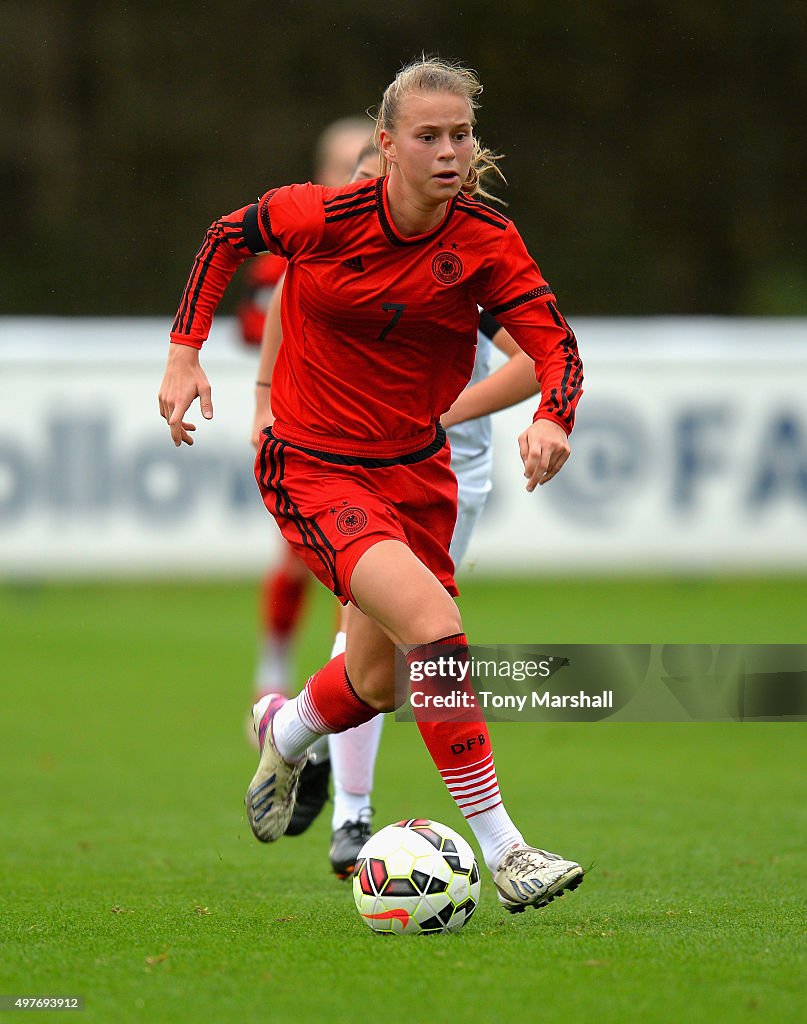 England U16 v Germany U16 - Women's U16s International Friendly