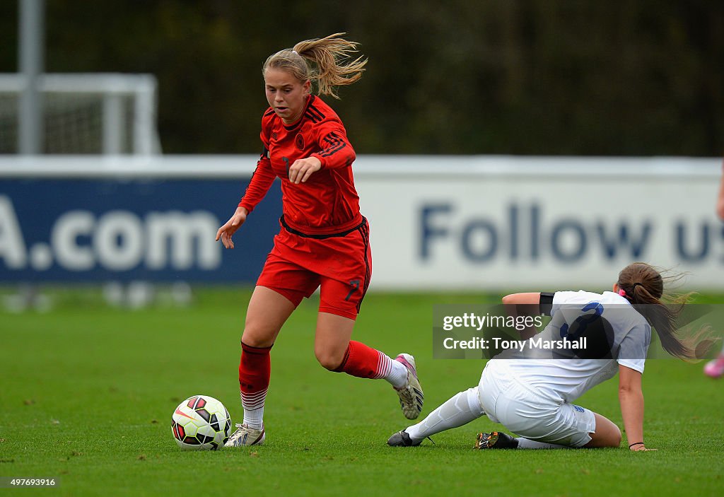 England U16 v Germany U16 - Women's U16s International Friendly
