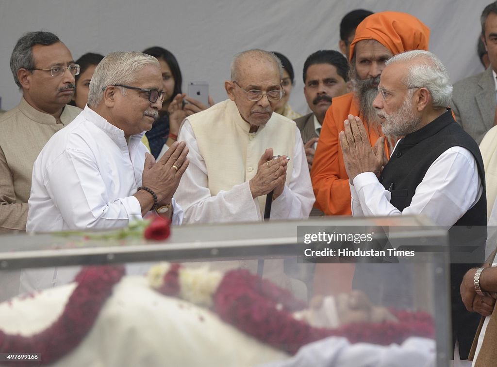 Veteran VHP Leader Ashok Singhal Dies At 89