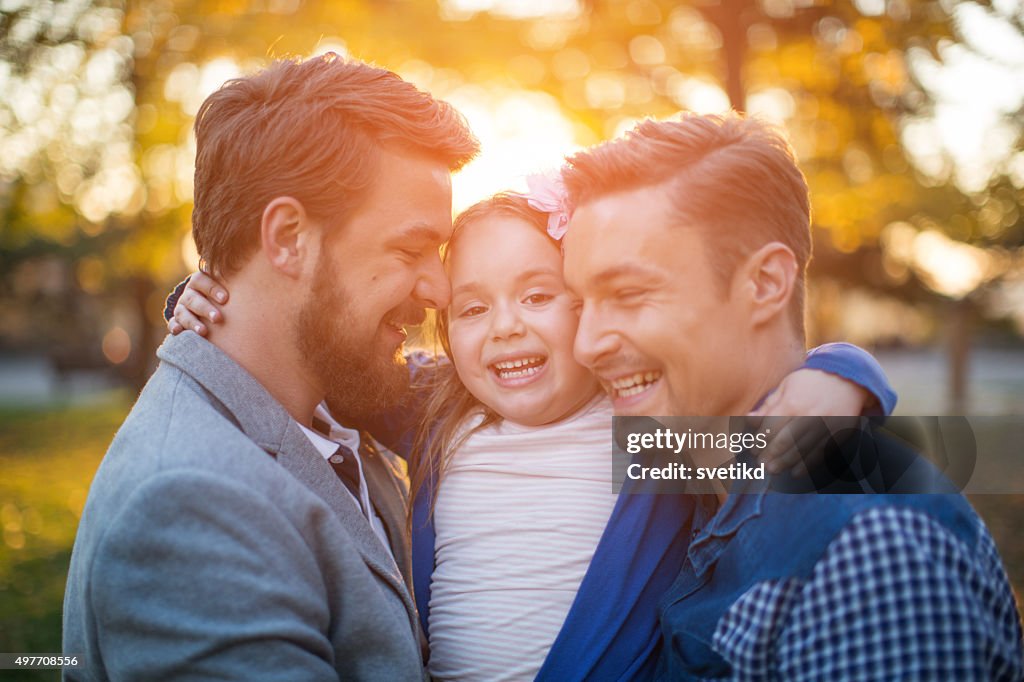 Gay Parents with daughter