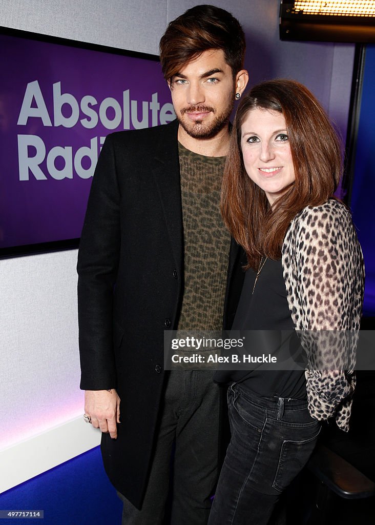 Adam Lambert Visits Absolute Radio