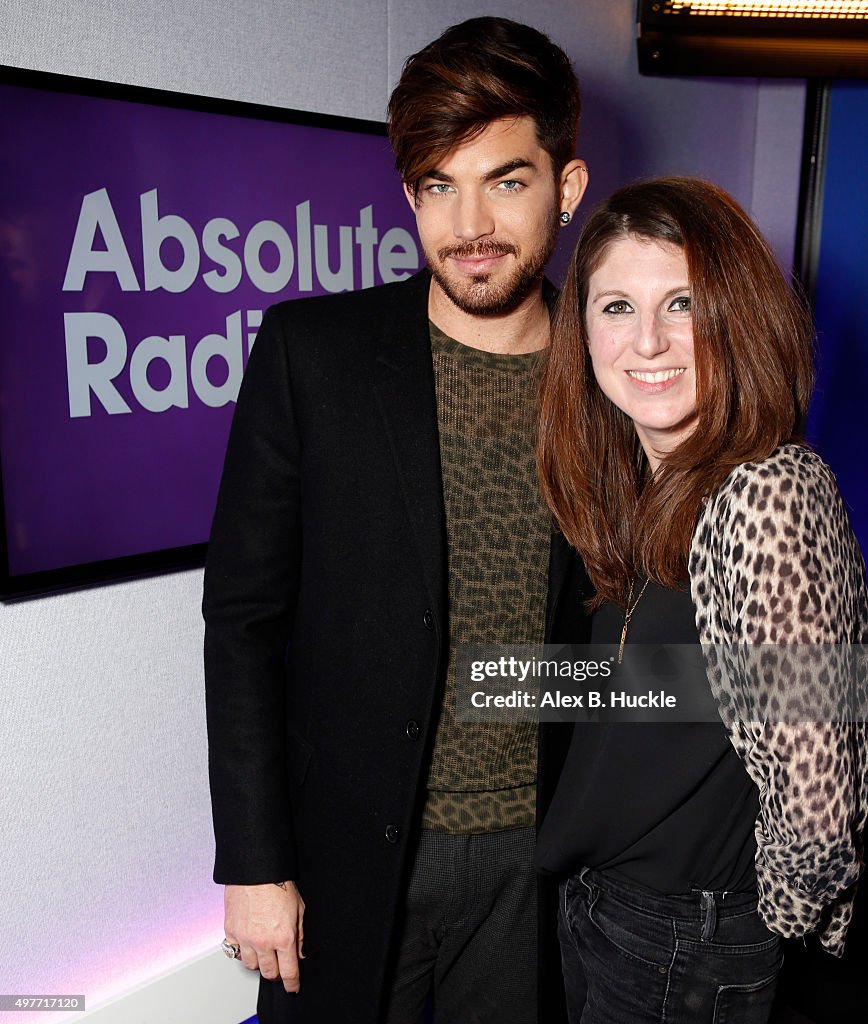Adam Lambert Visits Absolute Radio