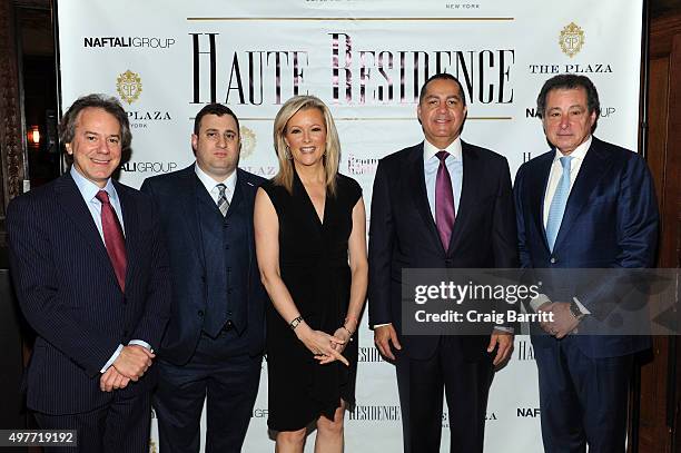 William Zeckendorf, Michael Stern, Journalist Gerri Willis, Don Peebles and Robert Gladstone attend Haute Residence New York Luxury Real Estate...