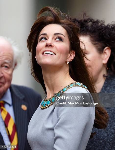 Catherine, Duchess of Cambridge attends the Place2Be Headteacher Conference at Bank of America Merrill Lynch on November 18, 2015 in London, England....