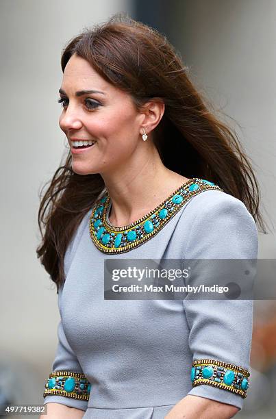 Catherine, Duchess of Cambridge attends the Place2Be Headteacher Conference at Bank of America Merrill Lynch on November 18, 2015 in London, England....