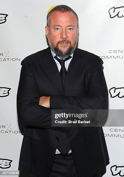 Shane Smith attends the Shane Smith Roast By The Center For Communication at Grand Ballroom at the Pierre Hotel on November 18, 2015 in New York City.