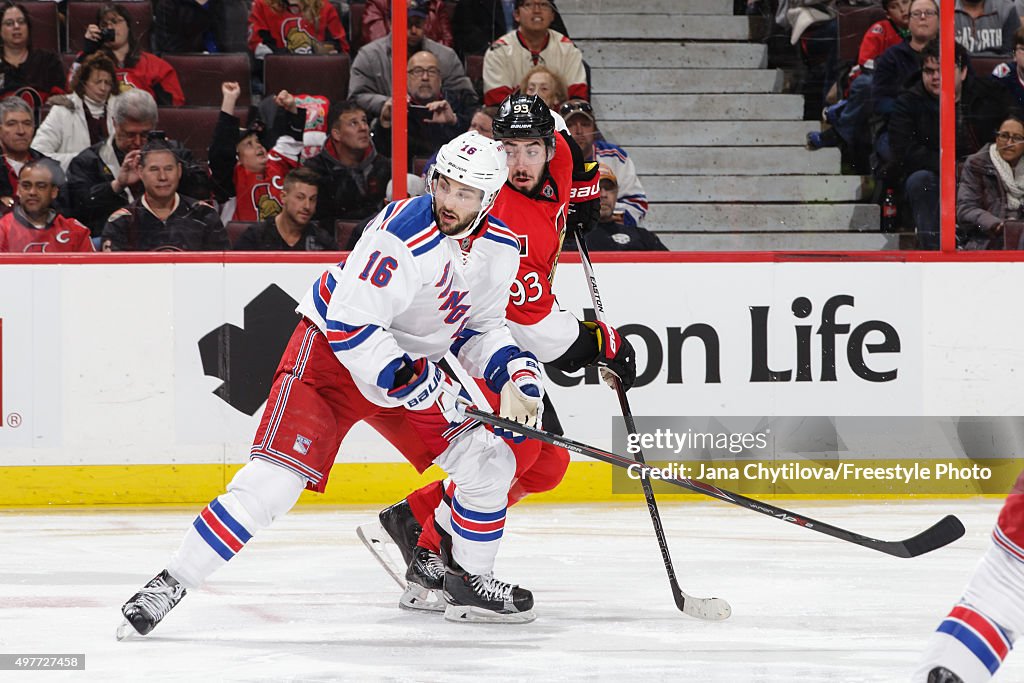 New York Rangers v Ottawa Senators