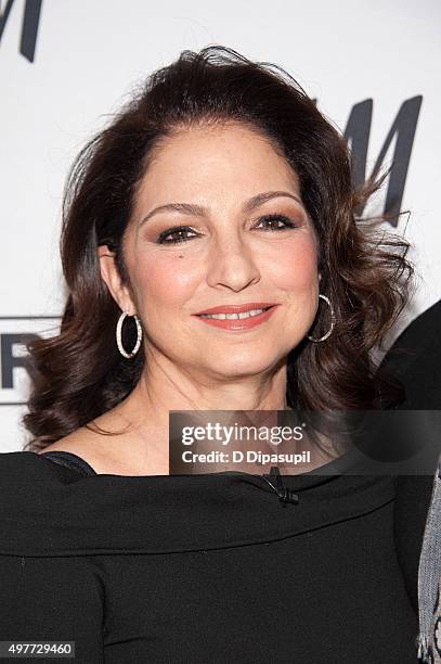 Gloria Estefan visits "Extra" at their New York Studios at H&M in Times Square on November 18, 2015 in New York City.
