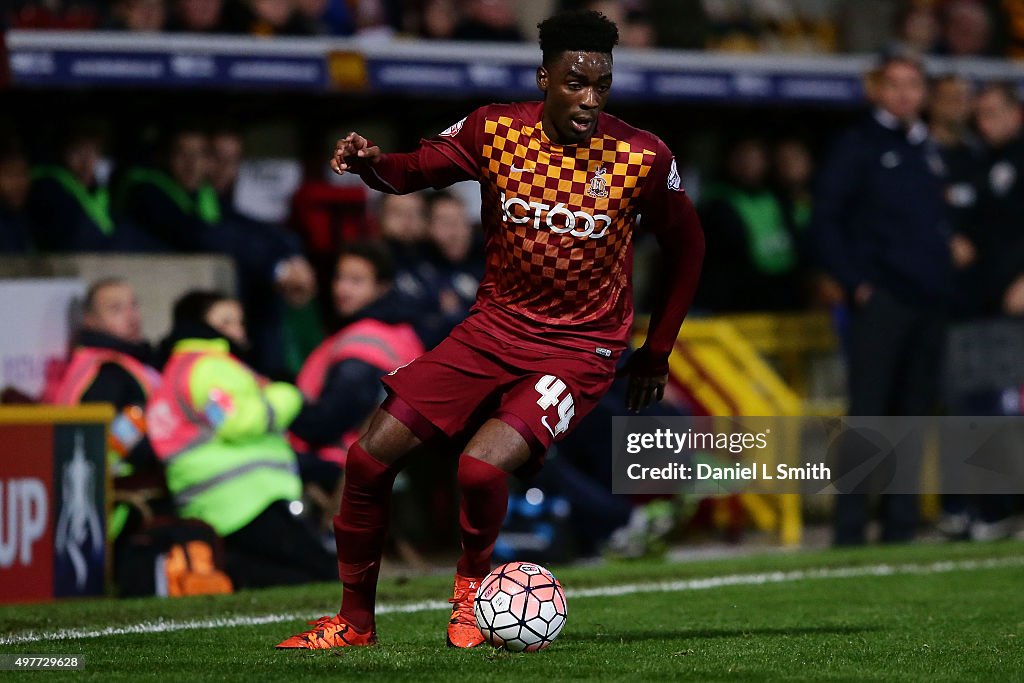 Bradford City v Aldershot Town - The Emirates FA Cup First Round Replay