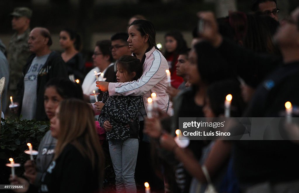 Candlelight vigil For Cal State Student
