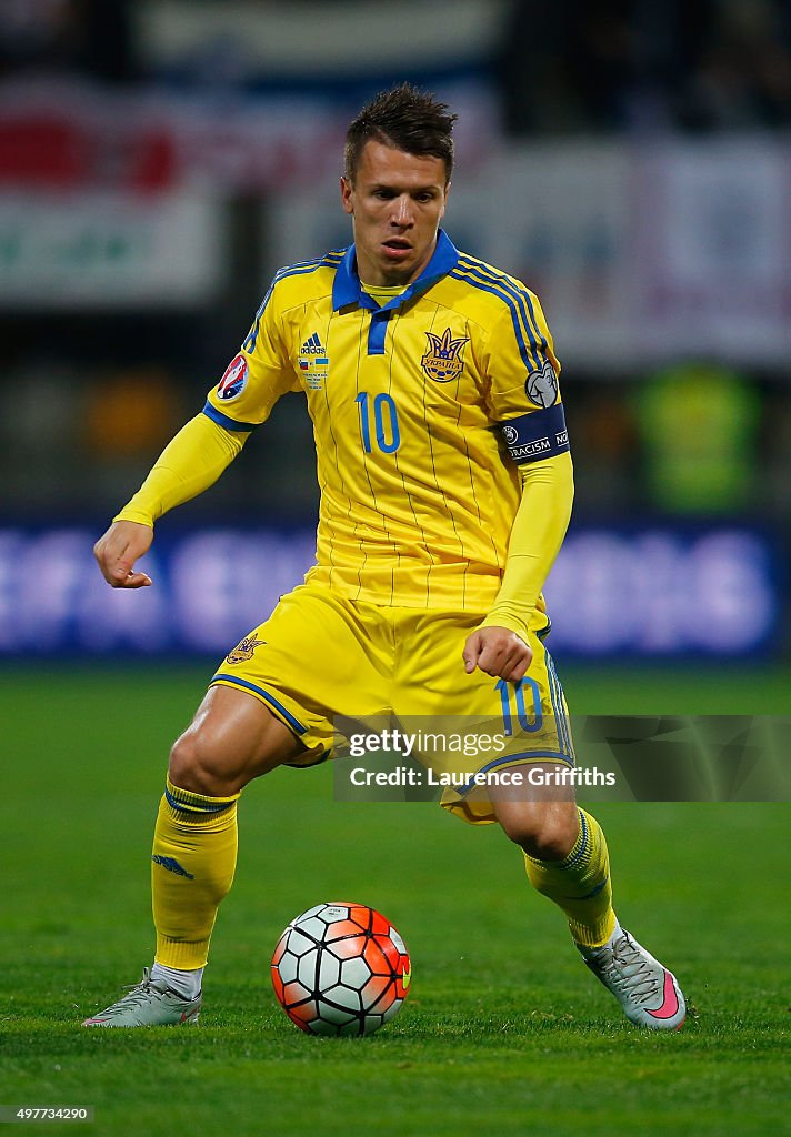 Slovenia v Ukraine - UEFA EURO 2016 Qualifier: Play-Off Second Leg