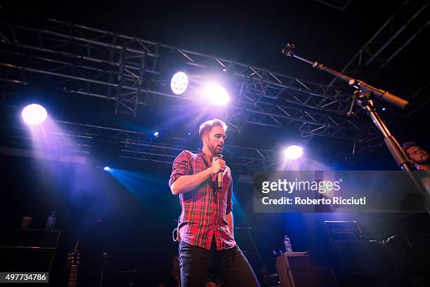 Andy Brown of Lawson performs on stage at The Liquid Room on November 18, 2015 in Edinburgh, Scotland.