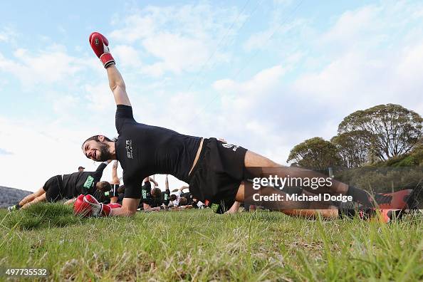 Collingwood Magpies Pre-Season Training Collingwood Magpies Pre-Season Training