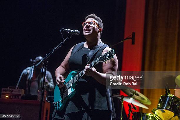 Brittany Howard from Alabama Shakes Performs at O2 Academy Brixton on November 18, 2015 in London, England.