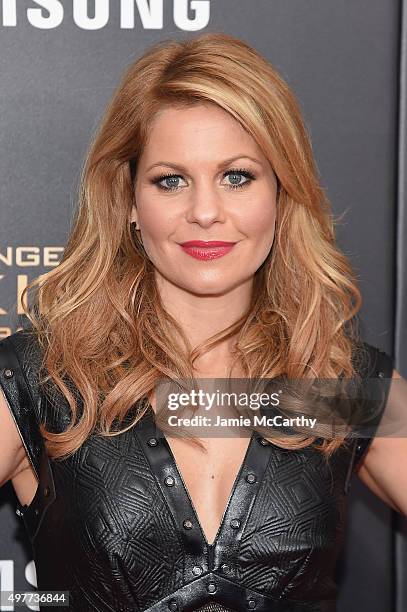 Candace Cameron-Bure atttends "The Hunger Games: Mockingjay- Part 2" New York Premiere at AMC Loews Lincoln Square 13 theater on November 18, 2015 in...