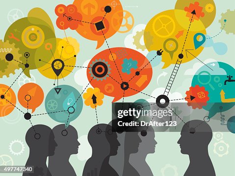 People 3D Thinking Mind Mapping People 3D Thinking Mind Mapping