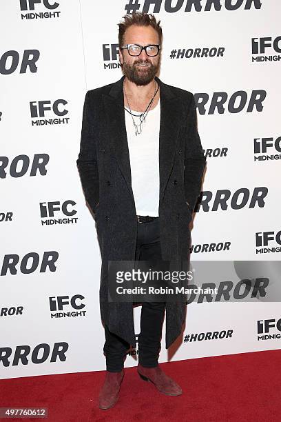Johan Lindeberg attends the New York premiere of "#Horror" at MoMA Titus One on November 18, 2015 in New York City.