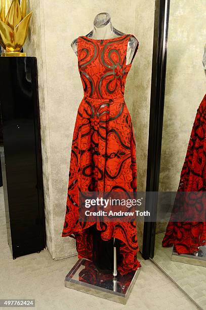 General view of atmosphere during "Badgley Mischka: American Glamour" book celebration at Bergdorf Goodman on November 18, 2015 in New York City.