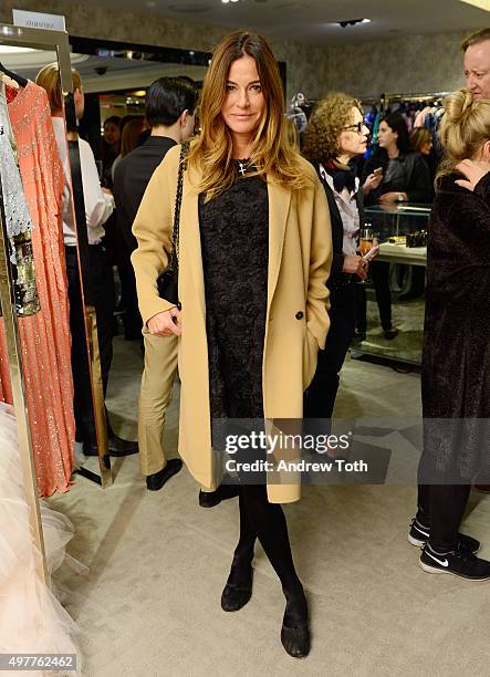 Kelly Bensimon attends "Badgley Mischka: American Glamour" book celebration at Bergdorf Goodman on November 18, 2015 in New York City.