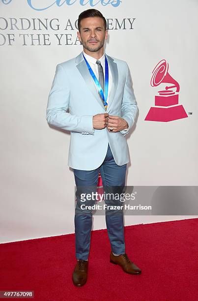 Musician Pedro Capo attends the 2015 Latin GRAMMY Person of the Year honoring Roberto Carlos at the Mandalay Bay Events Center on November 18, 2015...