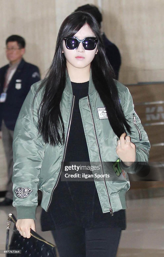 Celebrity Sighting At Gimpo International Airport