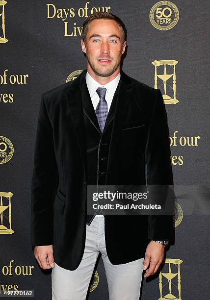 Actor Kyle Lowder attends the "Days Of Our Lives" 50th Anniversary at the Hollywood Palladium on November 7, 2015 in Los Angeles, California.