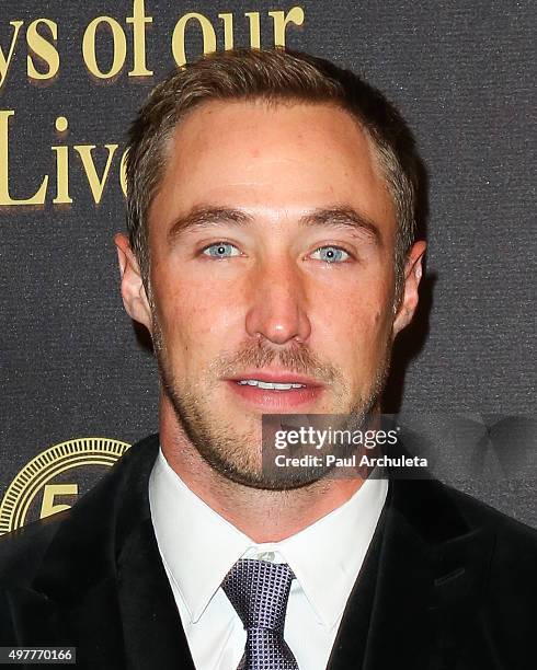 Actor Kyle Lowder attends the "Days Of Our Lives" 50th Anniversary at the Hollywood Palladium on November 7, 2015 in Los Angeles, California.