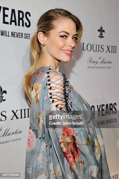 Actress Jaime King attends Louis XIII Celebration of "100 Years" The Movie You Will Never See, starring John Malkovich at a private residence on...