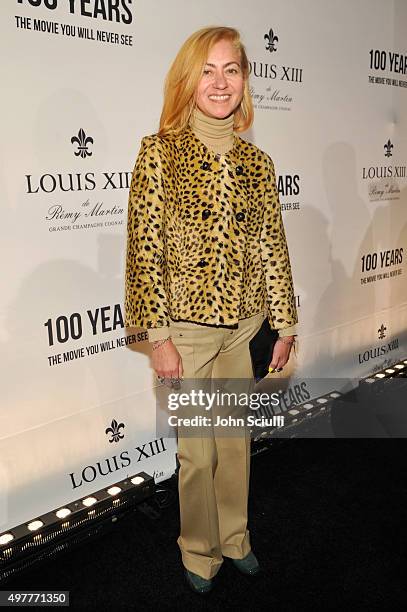 Designer Magda Berliner attends Louis XIII Celebration of "100 Years" The Movie You Will Never See, starring John Malkovich at a private residence on...