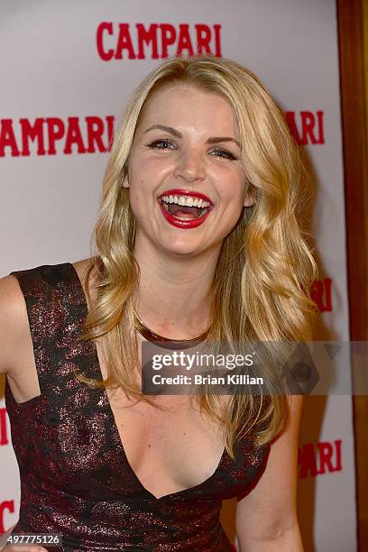 Personality Andrea Boehlke attends the Campari Calendar 2016 Launch at The Standard Hotel on November 18, 2015 in New York City.