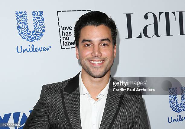Actor Oscar Rodriguez attends Latina Magazine's "Hot List" Party at The London West Hollywood on October 6, 2015 in West Hollywood, California.