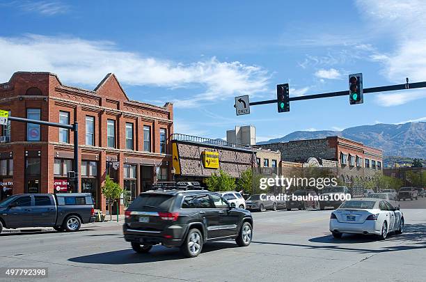 steamboat springs, colorado - downtown steamboat springs stock pictures, royalty-free photos & images