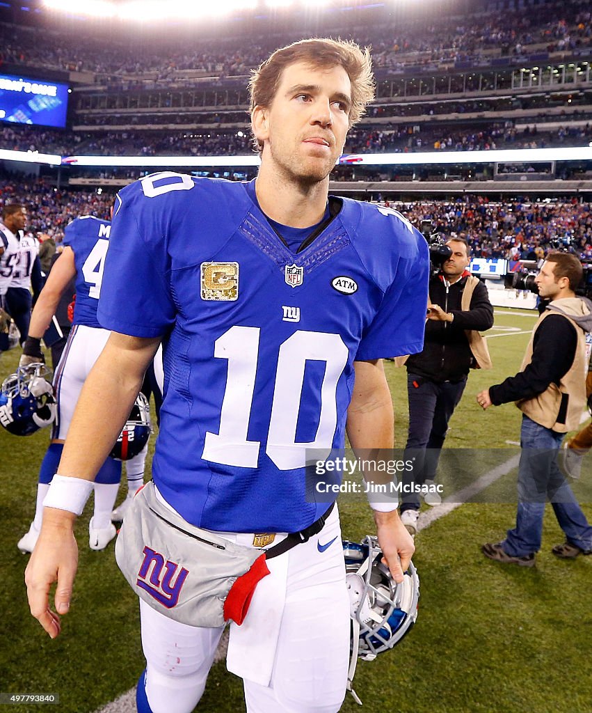 New England Patriots v New York Giants