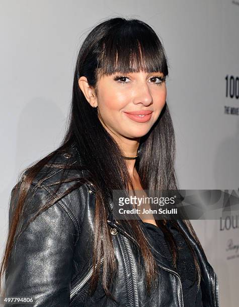 Actress Jackie Cruz attends Louis XIII Celebration of "100 Years" The Movie You Will Never See, starring John Malkovich at a private residence on...