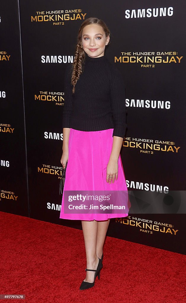 "The Hunger Games: Mockingjay- Part 2" New York Premiere