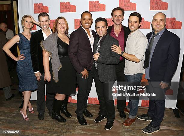 Cynthia Nixon, Matt McGrath, Ashlie Atkinson, Jerry Dixon, Mario Cantone, Malcolm Gets, Francisco Pryor Grant and Mark Gerrard attend the Opening...