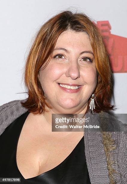 Ashlie Atkinson attends the Opening Night Party for the New Group production of 'Steve' at the West Bank Cafe on November 18, 2015 in New York City.