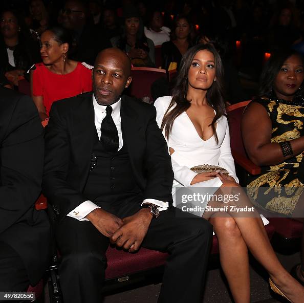 Joe and Rocsi Diaz attends the 2015 WEEN Awards at The Schomburg