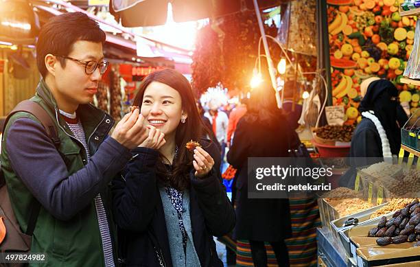 medjool dates taste - korean culture stock pictures, royalty-free photos & images