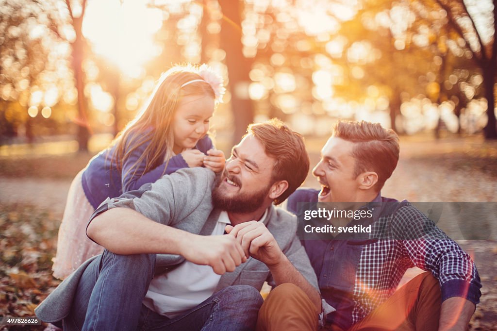 Gay Parents with daughter